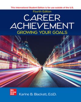Career Achievement: Growing Your Goals ISE, 4e (Connect)