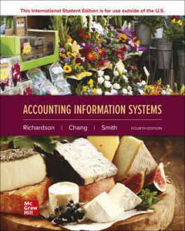 ISE Accounting Information Systems, 4e (eBook)