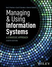 Managing and Using Information Systems: A Strategic Approach, 8th Edition (eBook)